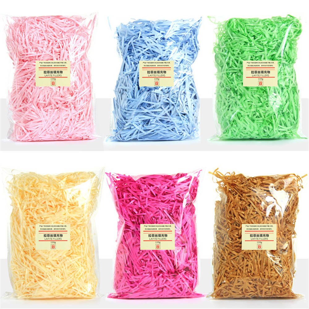 Giấy vụn nhiều màu tùy chọn dùng lót hộp quà tiện dụng