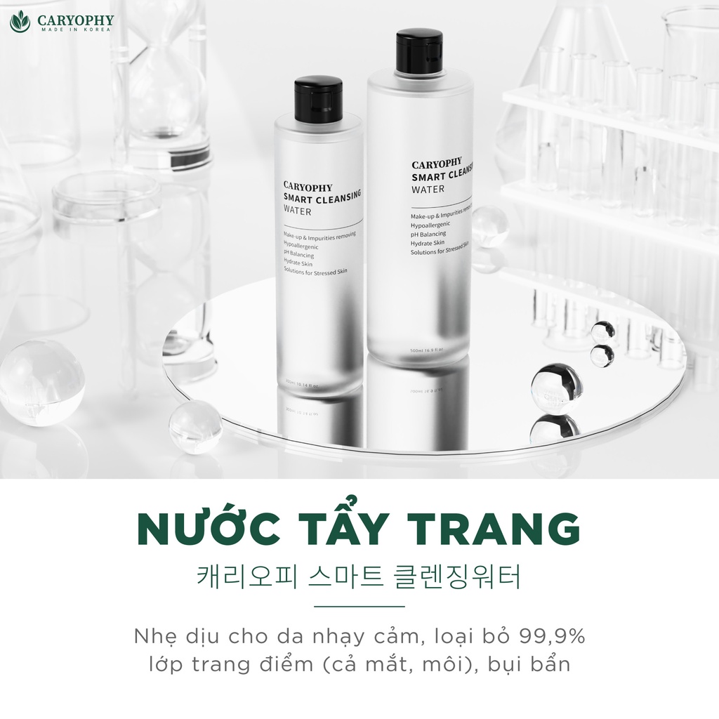 Nước Tẩy Trang Caryophy Smart Cleansing Water 500ml (+Deal Sample 0đ)