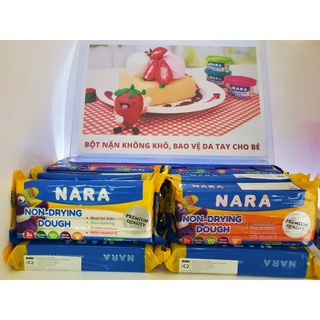 ĐẤT NẶN NARA, KHÔNG KHÔ SUỐT 3 NĂM,  KHÔNG DÍNH TAY, AN TOÀN CHO BÉ, 150G