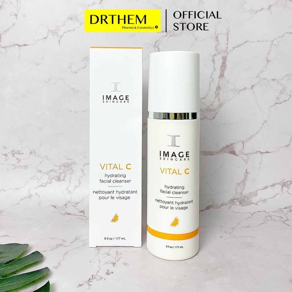 Sữa Rửa Mặt Dưỡng Ẩm Phục Hồi Da Image Skincare Vital C Hydrating Facial Cleanser 177ml- Dr Thêm