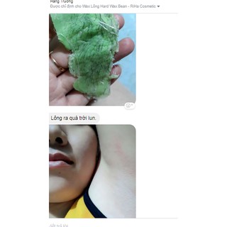 1 sáp wax lông Coco Wax Bean (free que wax) sáp xanh