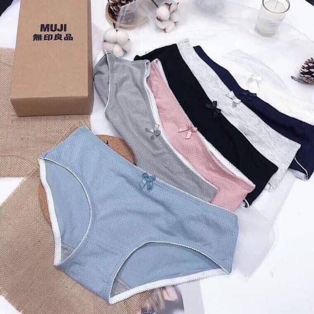 [⚡️CHỈ HÔM NAY] HỘP 5- 7 QUẦN MUJI XUẤT NHẬT MẪU 2019 Hàng mới