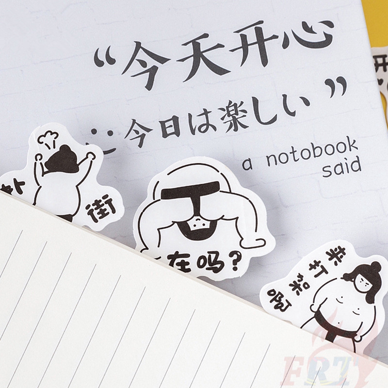 &gt; Ready Stock &lt; ❉ Sumo Giấy và decal dán tường ❉45Pcs/Box DIY Decals Stickers Sealing Stickers