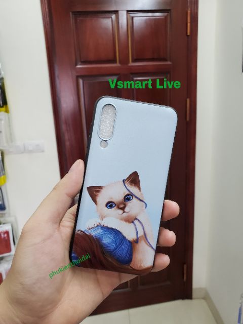 Ốp lưng Vsmart Live FREESHIP Từ 50k dùng chung dẻo TPU in 3D cao cấp  ( Lưu ý hơi lệch camera xíu )