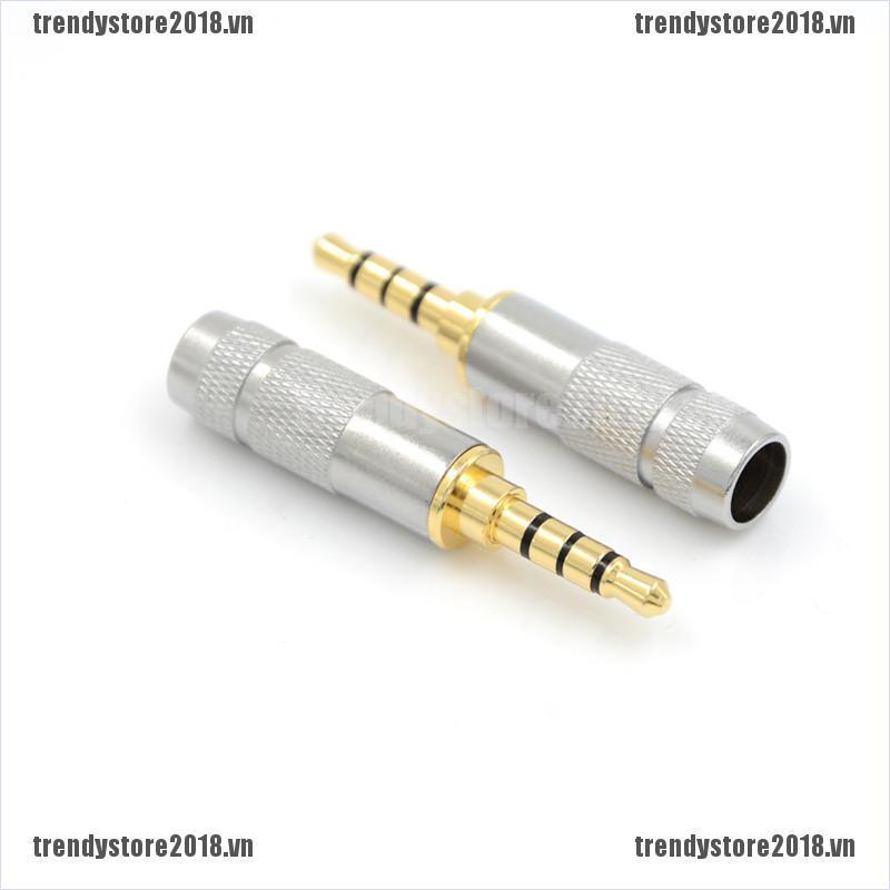 Đầu Cắm Âm Thanh Thời Trang 4 Cực 3.5mm