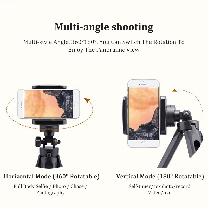 Giá Đỡ Ba Chân Mini Chống Trượt Linh Hoạt Đa Góc Cho Điện Thoại Di Động / Live