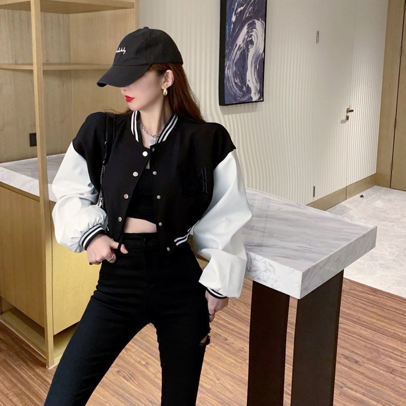 Áo Khoác Bóng Chày Form Rộng Phong Cách Hàn Quốc 2021 Cho Nữ | BigBuy360 - bigbuy360.vn