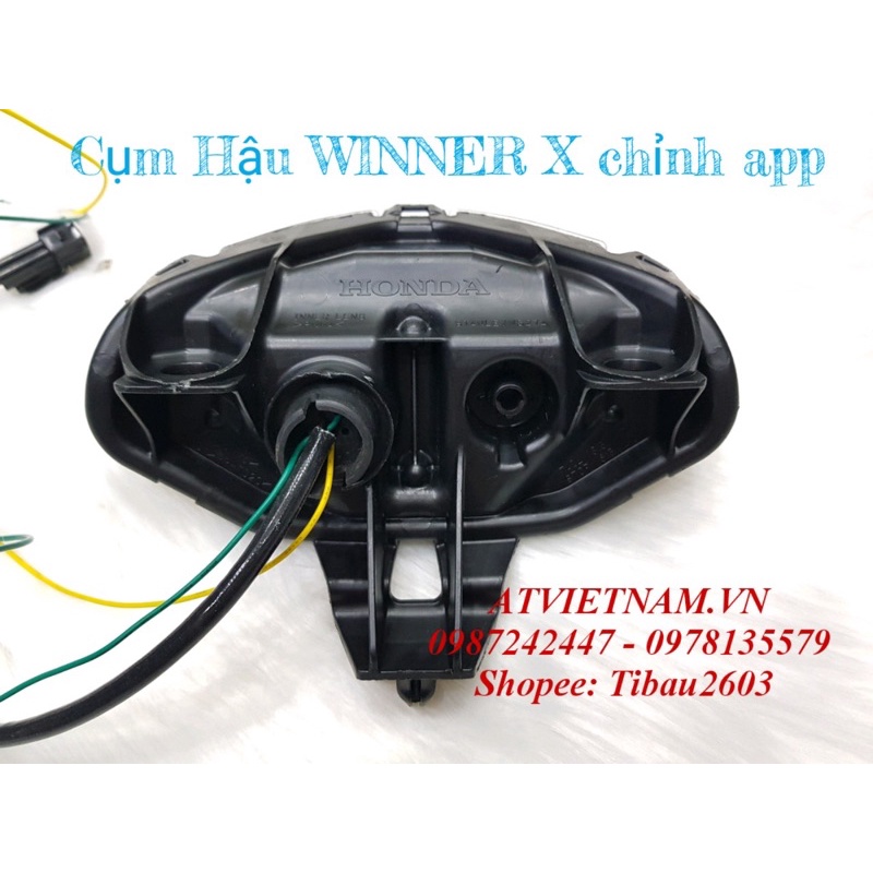 Full bộ đèn hậu chỉnh app đổi màu trên điện thoại cho Winner X