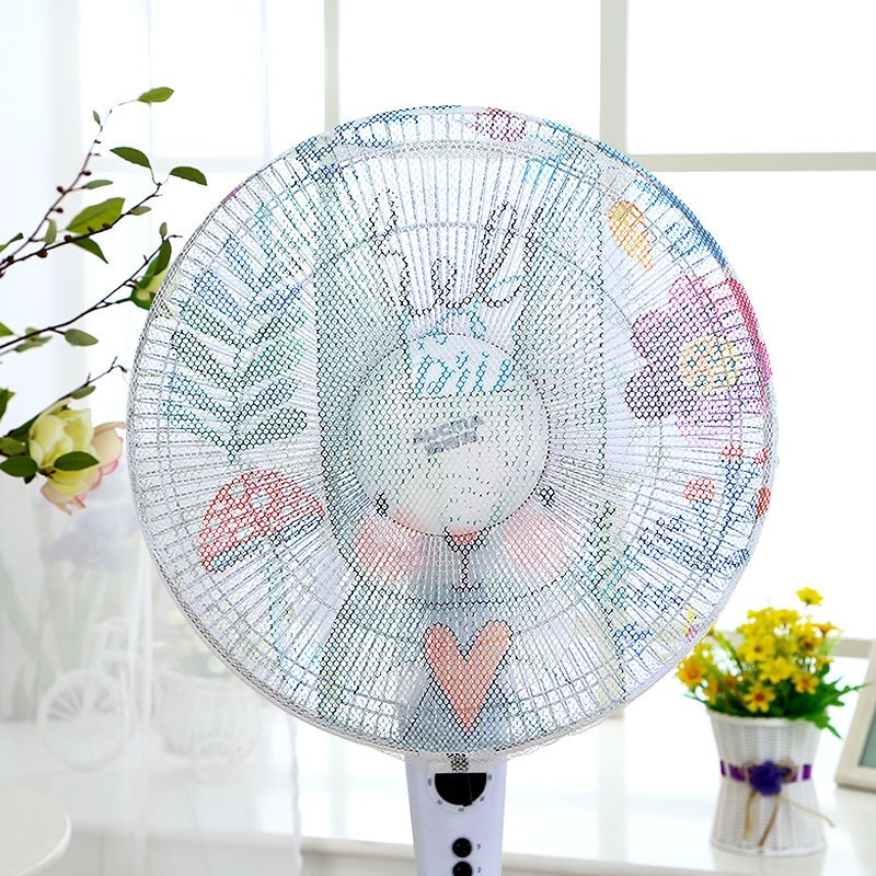 Màn lưới bọc quạt bảo vệ an toàn cho bé có dây rút siêu tiện dụng nhiều mẫu hoạt hình dễ thương