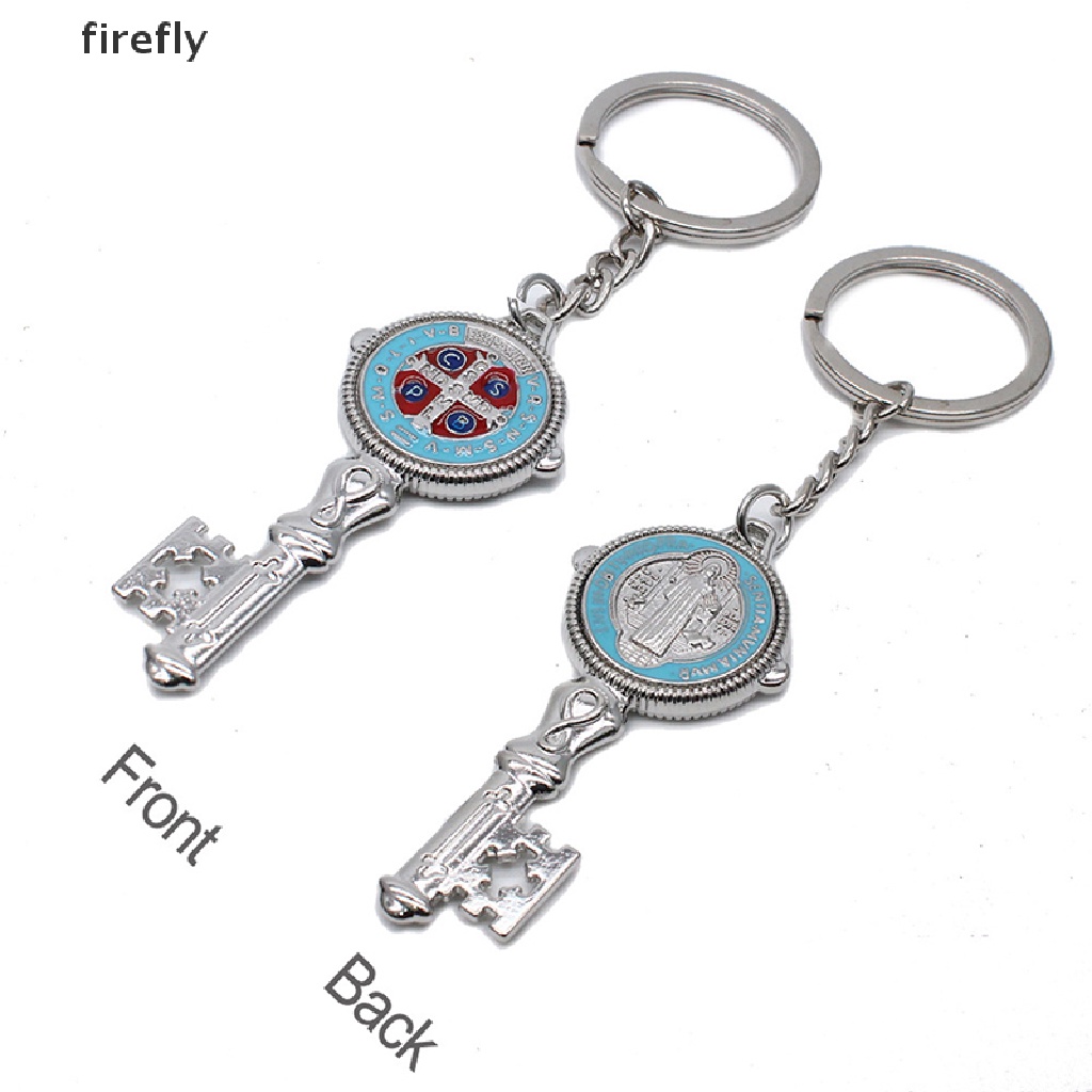 Móc Khóa Xe Hơi Thánh Benedict Jesus