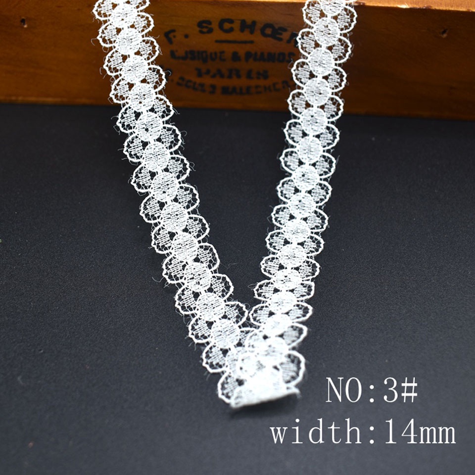 Cuộn Vải Ren Cotton 28 Phong Cách Làm Đồ Thủ Công DIY Đa Ứng Dụng