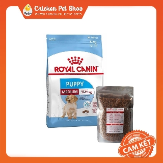 Thức ăn hạt royal canin medium puppy chó con gói 1kg