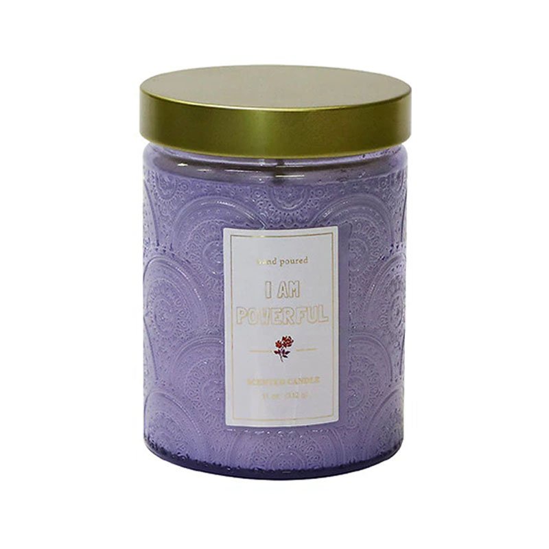 Nến Cốc Valentine Day Purple Candle Glass Iam Powerful