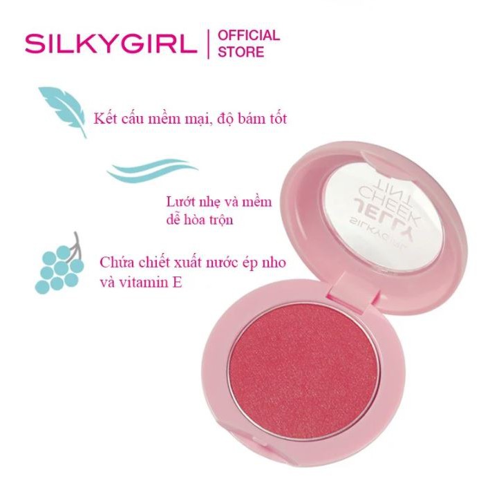 Phấn Má Hồng Dạng Thạch Bền Màu Lâu Trôi Silkygirl Jelly Cheek Tint 3g