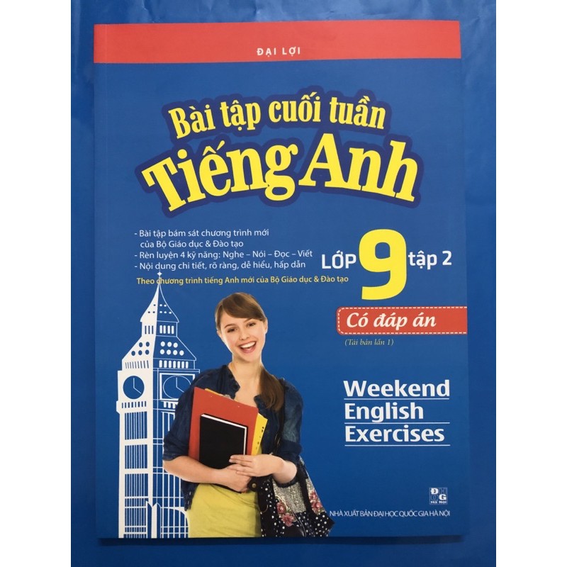 Sách - Bài tập cuối tuần tiếng anh lớp 9 (Combo 2 tập)