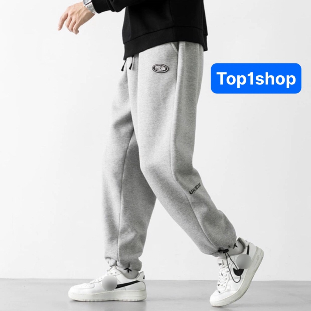 Quần dài ống rộng Jogger DREAM mặc 2 kiểu có dây rút chân Siêu Hot