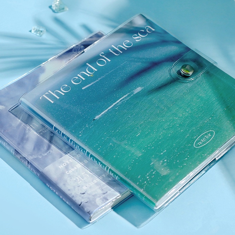 Sổ Tay Note For Vuông Sổ Tay Bullet Journal Ruột Caro + Trơn Bìa Bọc Plastic Chủ Đề Phong Cảnh Mẫu 2022