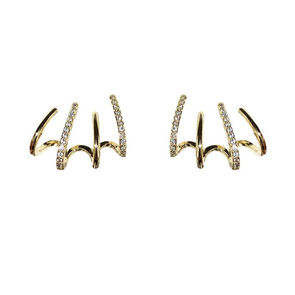 Khuyên Tai Đính Đá zircon Phong Cách Thời Trang Mới