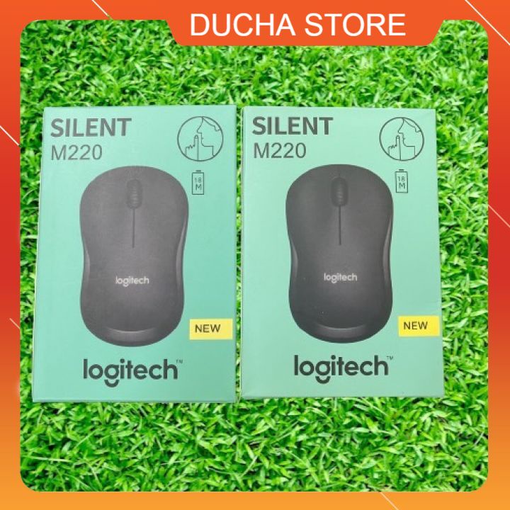 SIÊU RẺ Chuột Không Dây Logiteche M220 Silent Tiếng Động Siêu Nhỏ