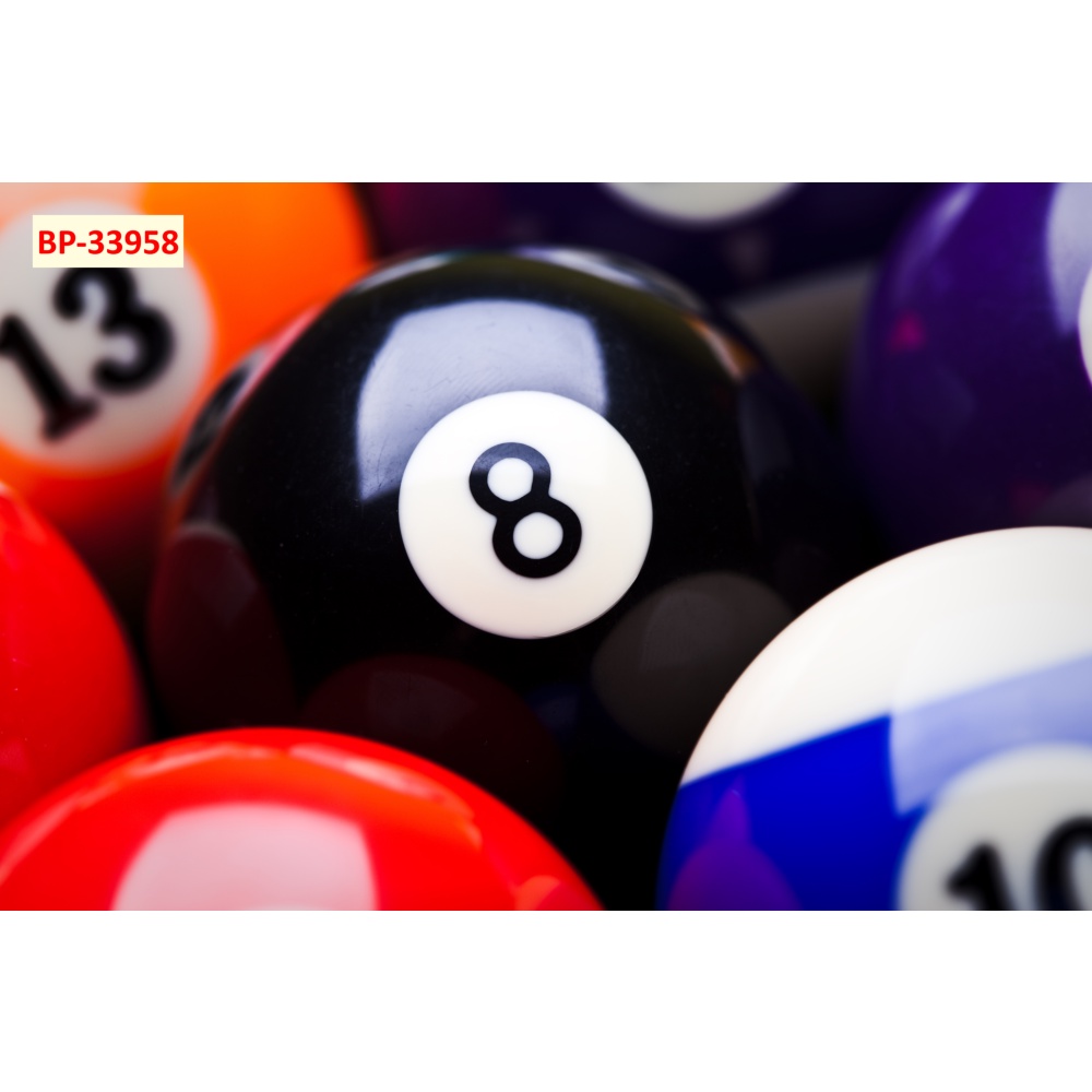 Tranh dán tường Club bida, Billiards, Bi-a Mẫu Hot Nhất