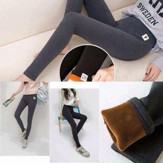 Quần bầu legging lót lông
