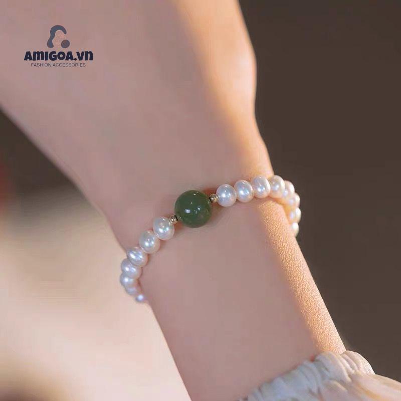 ✨✨Vòng Tay Đính Hạt Ngọc Trai Cao Cấp Dành Cho Nữ