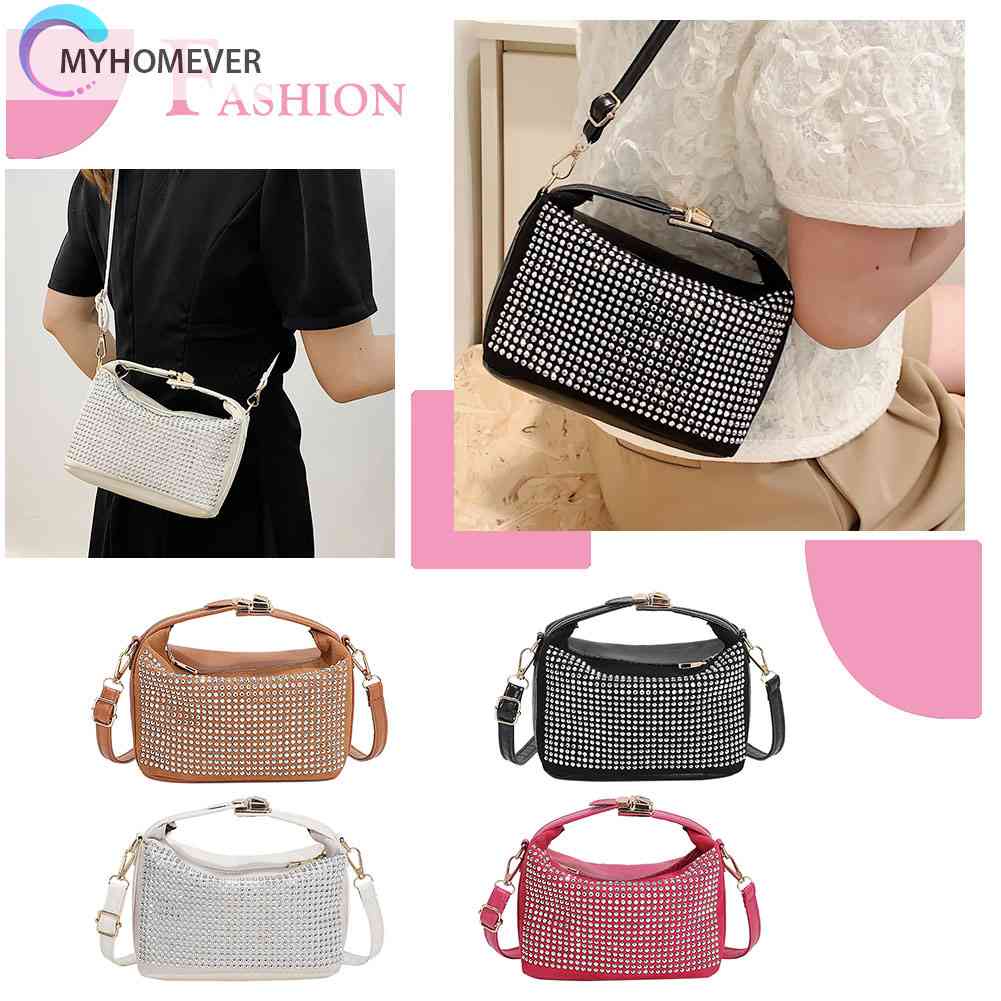 Túi Đeo Chéo Đính Đá Thời Trang Cho Nữ