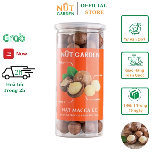 Hạt macca Úc nứt vỏ chính hãng Nut Garden - Nhập Khẩu 100% Úc - 200gr, 500gr | WebRaoVat - webraovat.net.vn