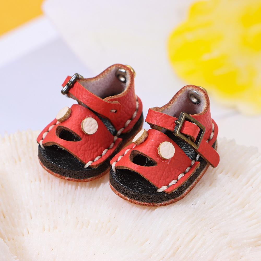 Giày Búp Bê Da Bò Handmade Xinh Xắn Dành Cho Búp Bê obitsu11GSCbody9OB11