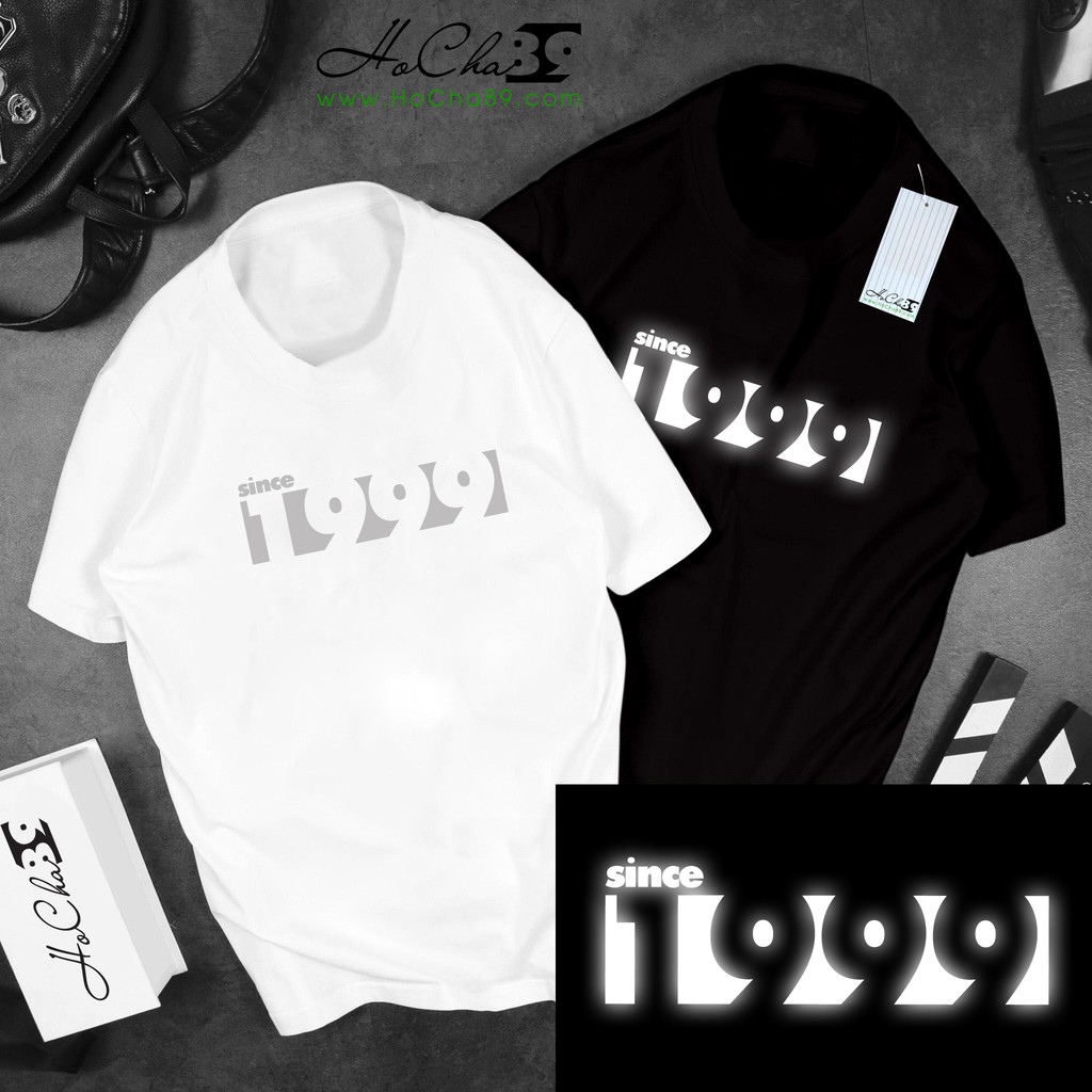 Áo Thun NĂM SINH 1999 Phản Quang Cao Cấp - Vải Cotton 4c Siêu Mềm Mịn