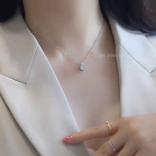 Dây chuyền bạc liền mặt đính đá 🌼yn jewelry