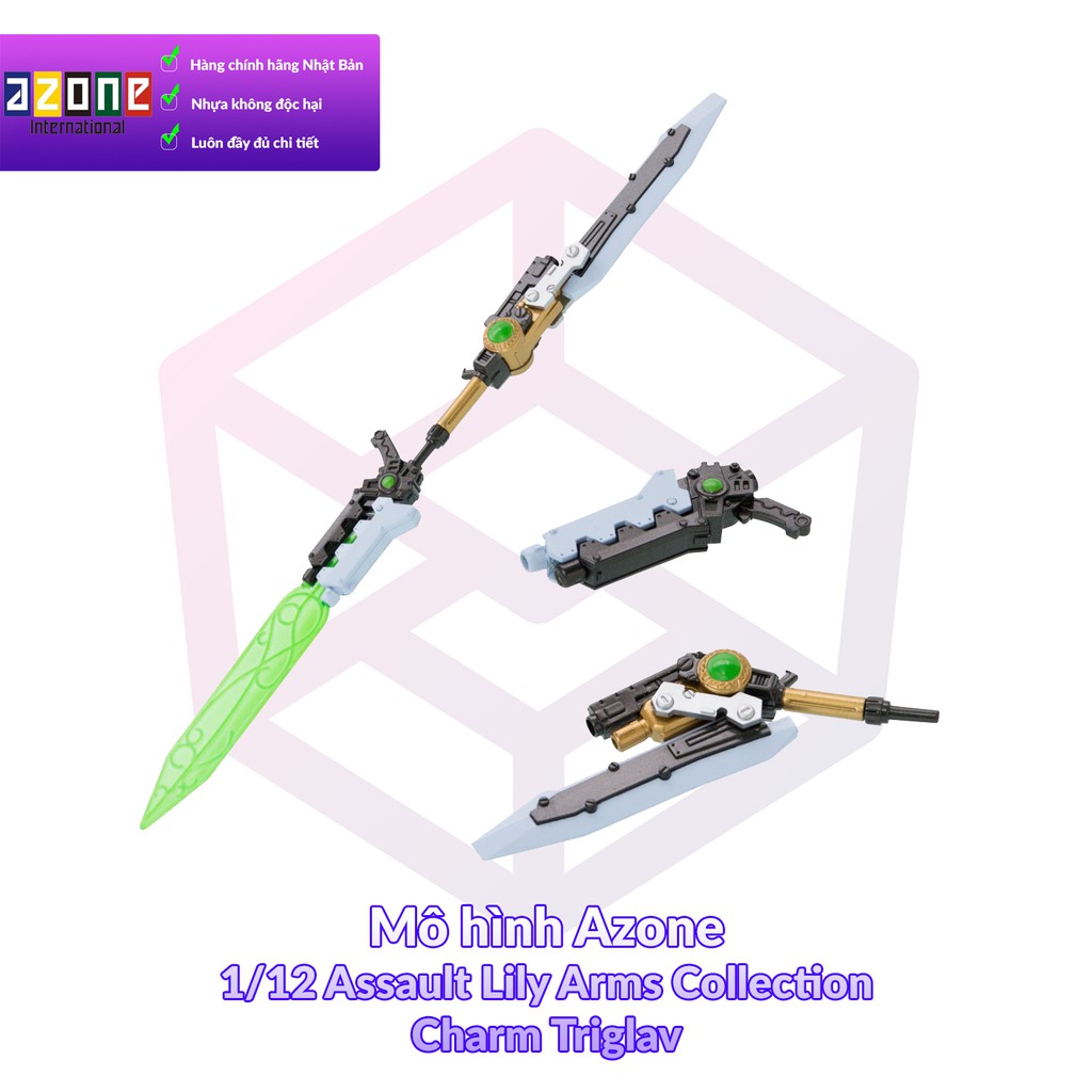 Mô hình Azone 1/12 Assault Lily Arms Collection 002 Charm Triglav [TAM] [PK]
