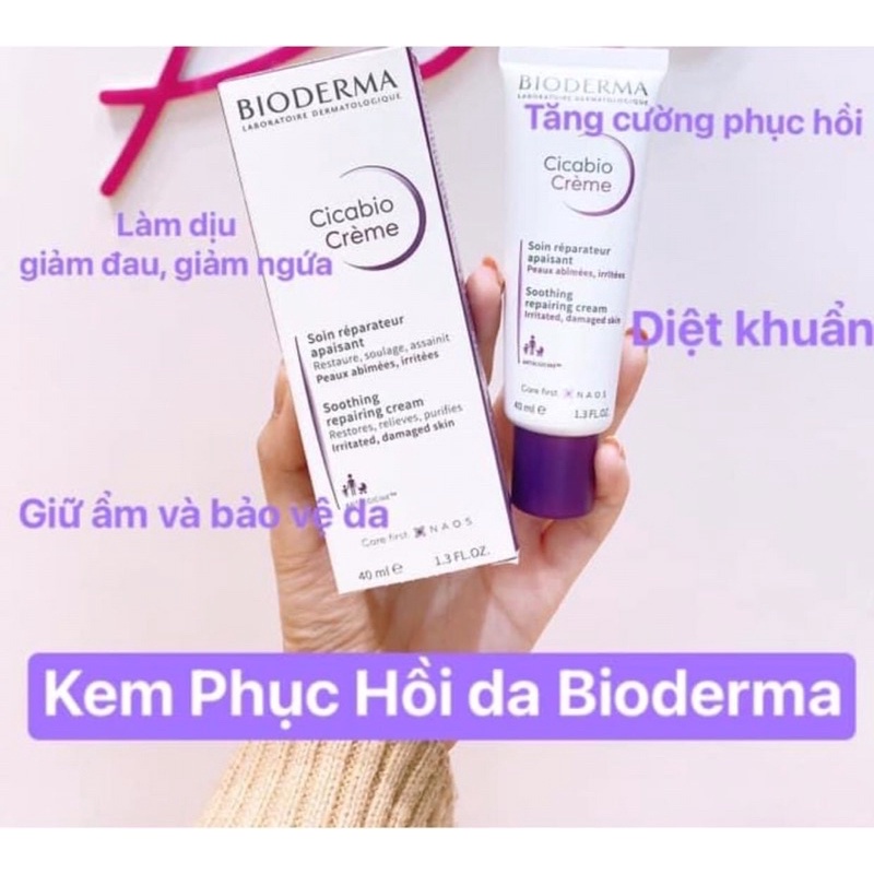 Kem Phục Hồi Da Bioderma Cicabio Cream 40ml | BigBuy360 - bigbuy360.vn