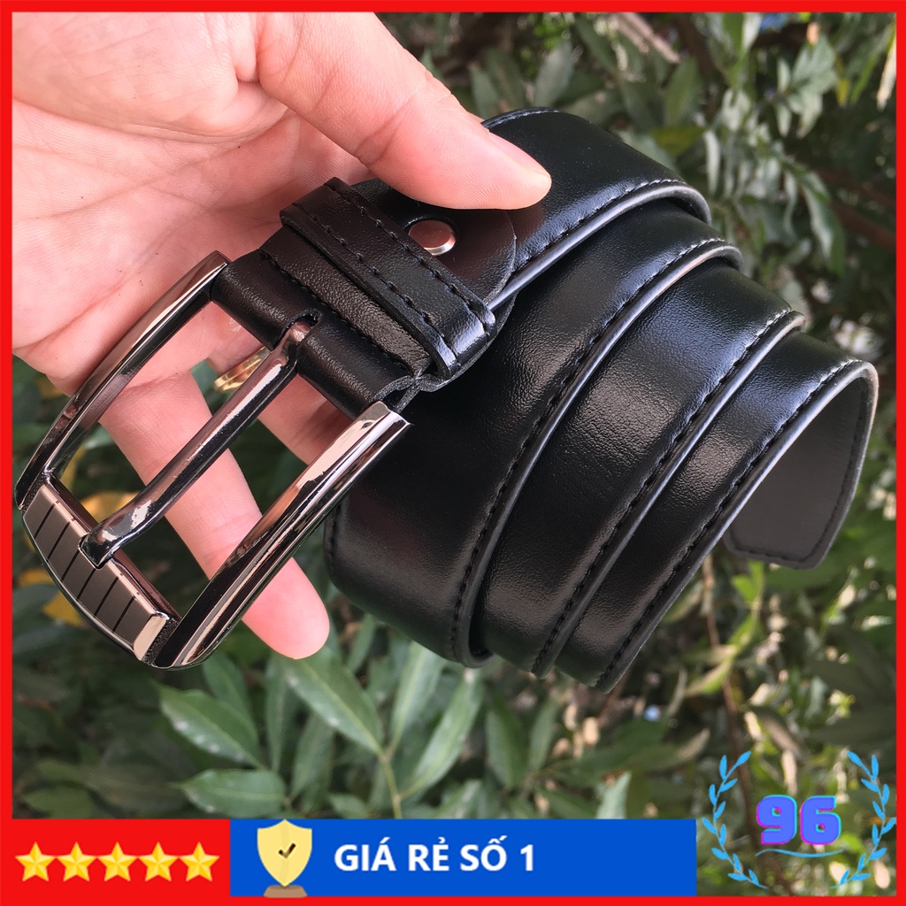 Thắt lưng nam cao cấp khóa kim dây lưng nam sang trọng lịch lãm nịt da thời trang DLKK002S Shopdoda96