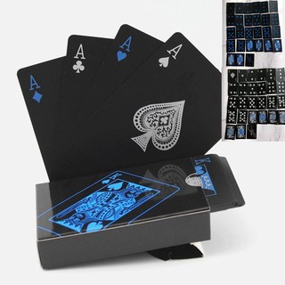 ?Thẻ Bài Ma Thuật Bằng Nhựa PVC Màu Đen Chống Thấm Nước Có Thể Giặt Sạch