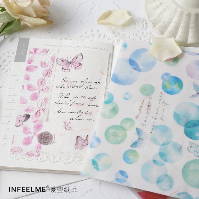 Set giấy nền trang trí scrapbook theo chủ đề