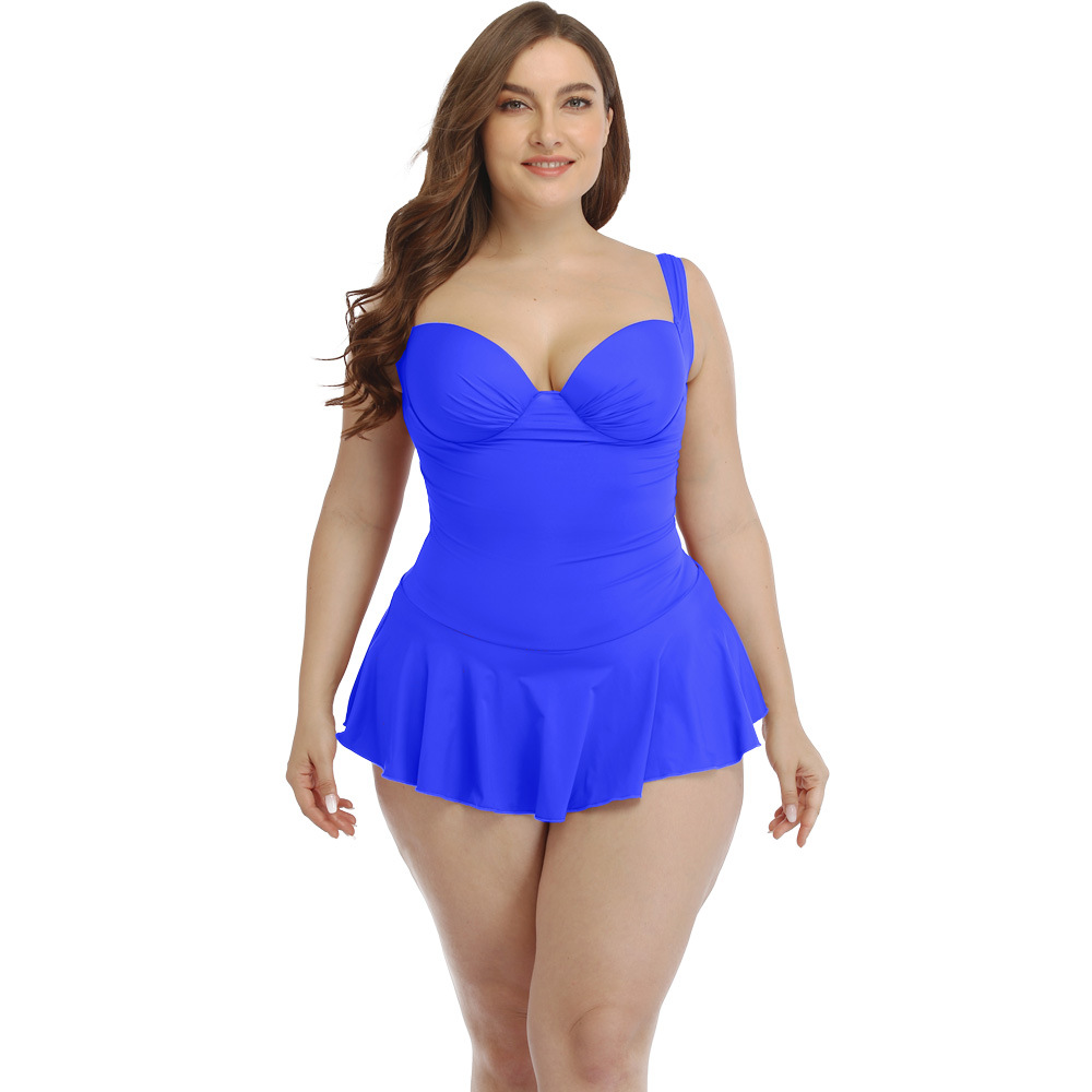 Đồ Bơi Một Mảnh Màu Trơn Có Đệm Mút Size Lớn 2xl-4xl Dành Cho Nữ | BigBuy360 - bigbuy360.vn