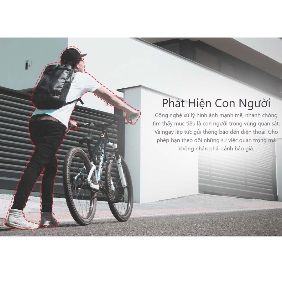 Camera WIFI IMOU Bullet 2C  2MP FullHD - Có Màu Ban Đêm - Tích Hợp Mic Thu Âm - Chống Nước