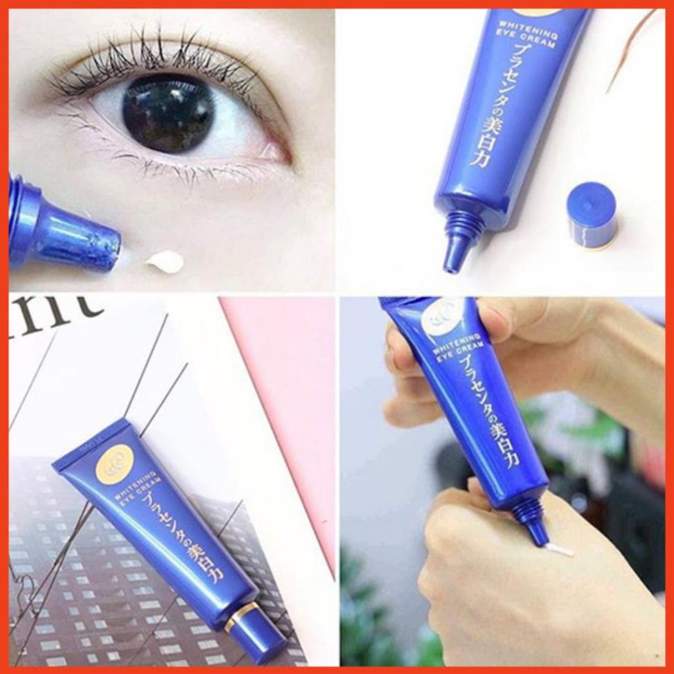 Kem Mắt Nhật, Kem Mắt Ngừa Thâm Làm Mờ Nếp Nhăn Mắt Meishoku Whitening Eye Cream An Nhiên Cosmetic