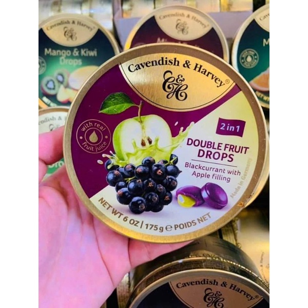 KẸO TRÁI CÂY CAVENDISH & HARVEY 200GR - XUẤT XỨ ĐỨC.