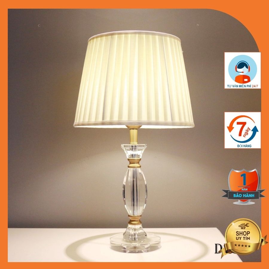 [DECOR] Đèn ngủ Phale chụp đèn vải TÂN CỔ ĐIỂN nhẹ nhàng sang trọng DN26