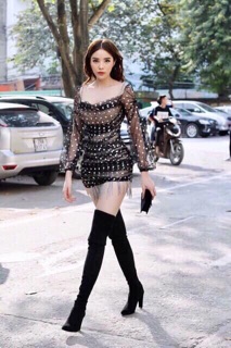 Bốt đùi cao gót
