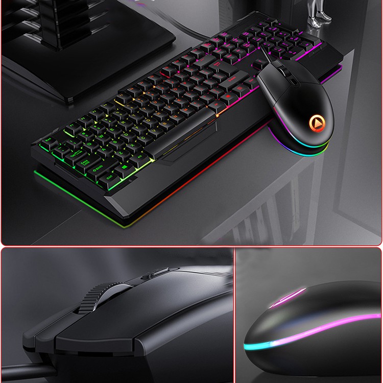 Bàn phím Gaming SRR siêu chất, led 7 màu cực đẹp, phím nhạy có thể chơi mọi tựa game, làm việc văn phòng. BH 6 tháng | BigBuy360 - bigbuy360.vn