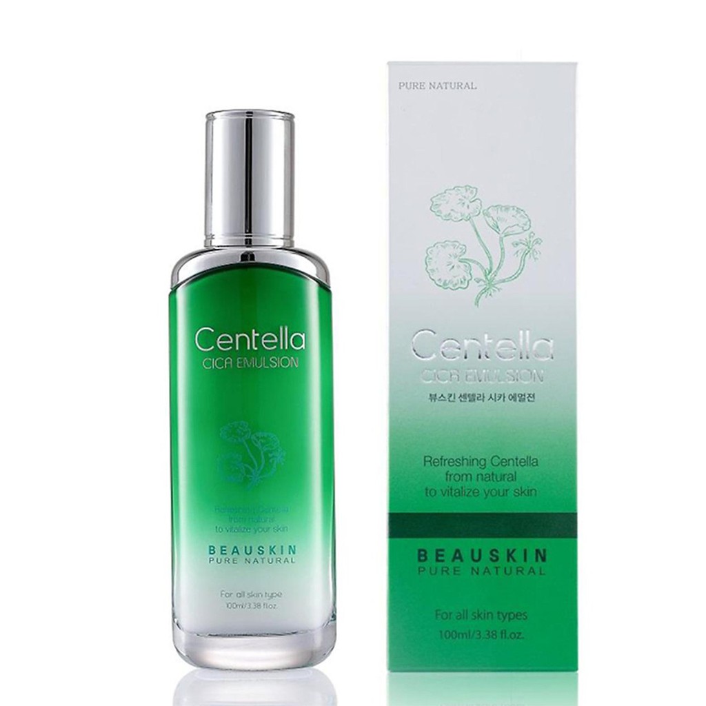 Sữa dưỡng trắng da chống lão hóa Beauskin Centella Cica Emulsion Hàn Quốc 100ml