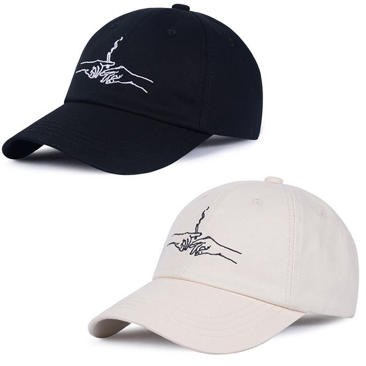 Mũ lưỡi trai LINJW có thể điều chỉnh kích thước thiết kế đơn giản hợp thời trang cho unisex