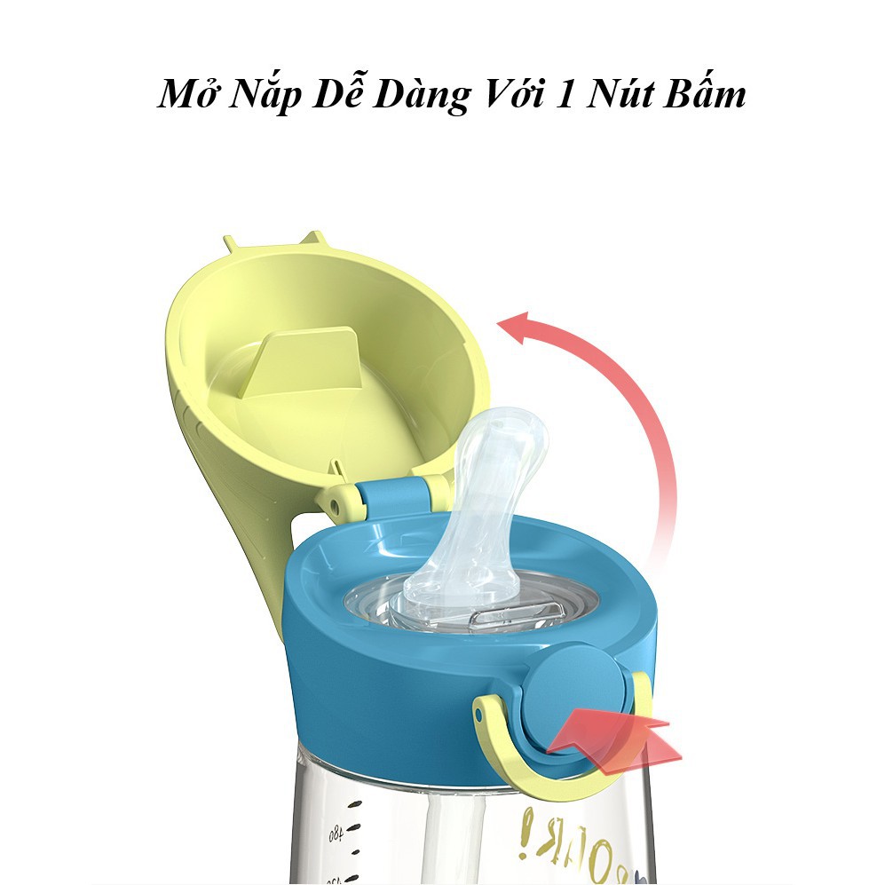 Bình Nước PPSU 480ml - KUB