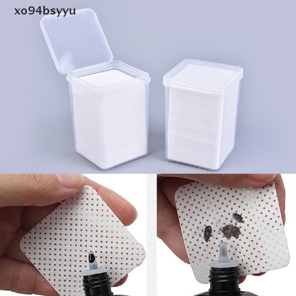 [Hàng mới về] Hộp 200 bông tẩy sơn móng chuyên dụng tiện lợi