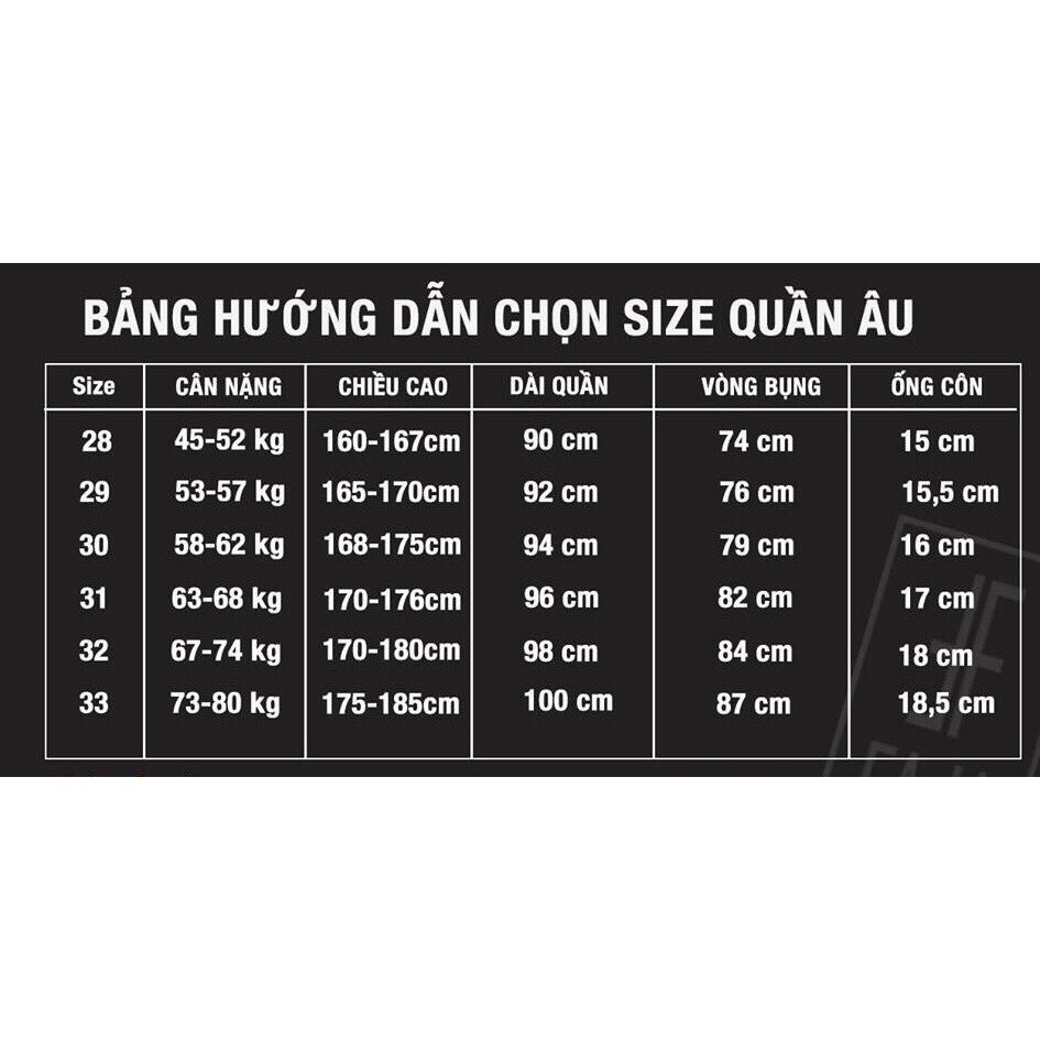 Quần tây nam màu xanh đen ống côn lịch lãm dáng Hàn HÀNG LOẠI 1 | BigBuy360 - bigbuy360.vn