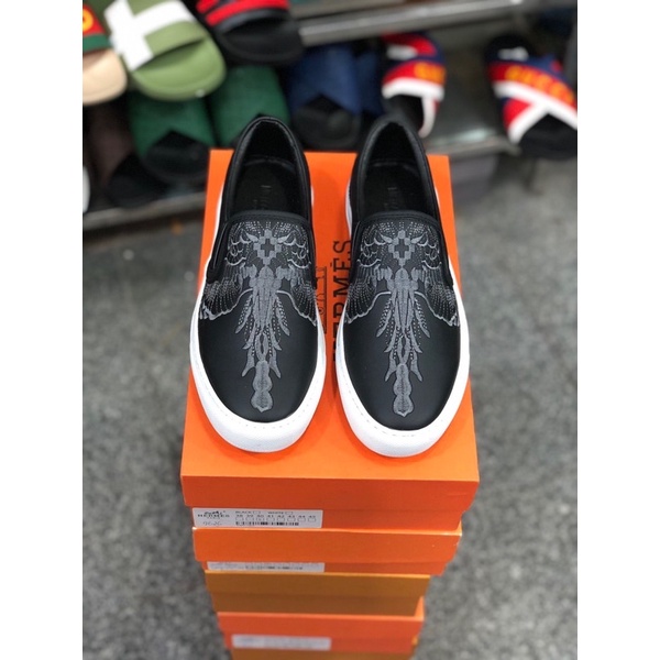 💥HÀNG CAO CẤP💥Giày slip on BURLONN Nam_Giày lười da cho Nam