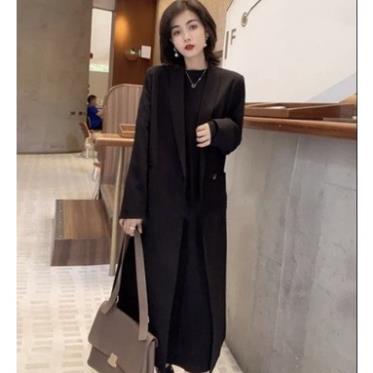 (Set) Măng Tô Nữ Gồm Áo Khoác và Váy Trong, Len Tăm - Mangto Dáng Dài Trơn Đơn Giản & Lịch Lãm, Trẻ Trung Chất Đẹp. VN